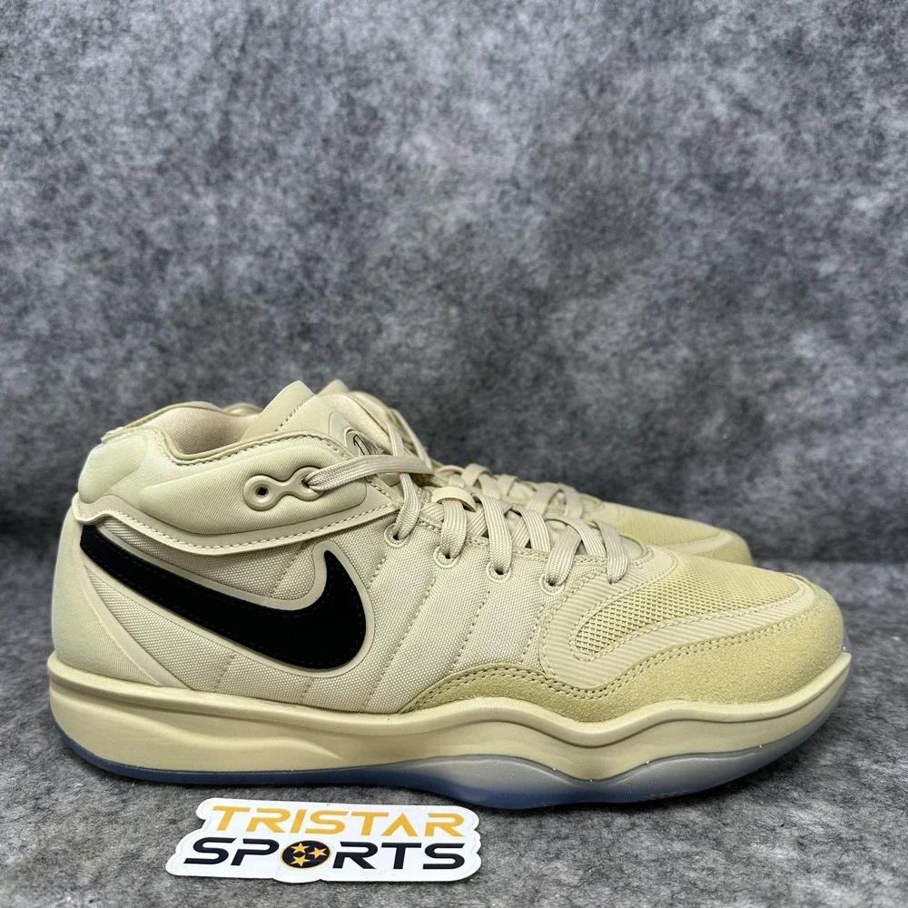 Nike Air Zoom GT Hustle 2 TB Basketball Shoes Mens Sz 9.5 Gold Black DX9190-700